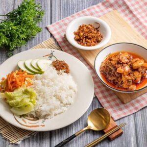 咖哩蝦飯